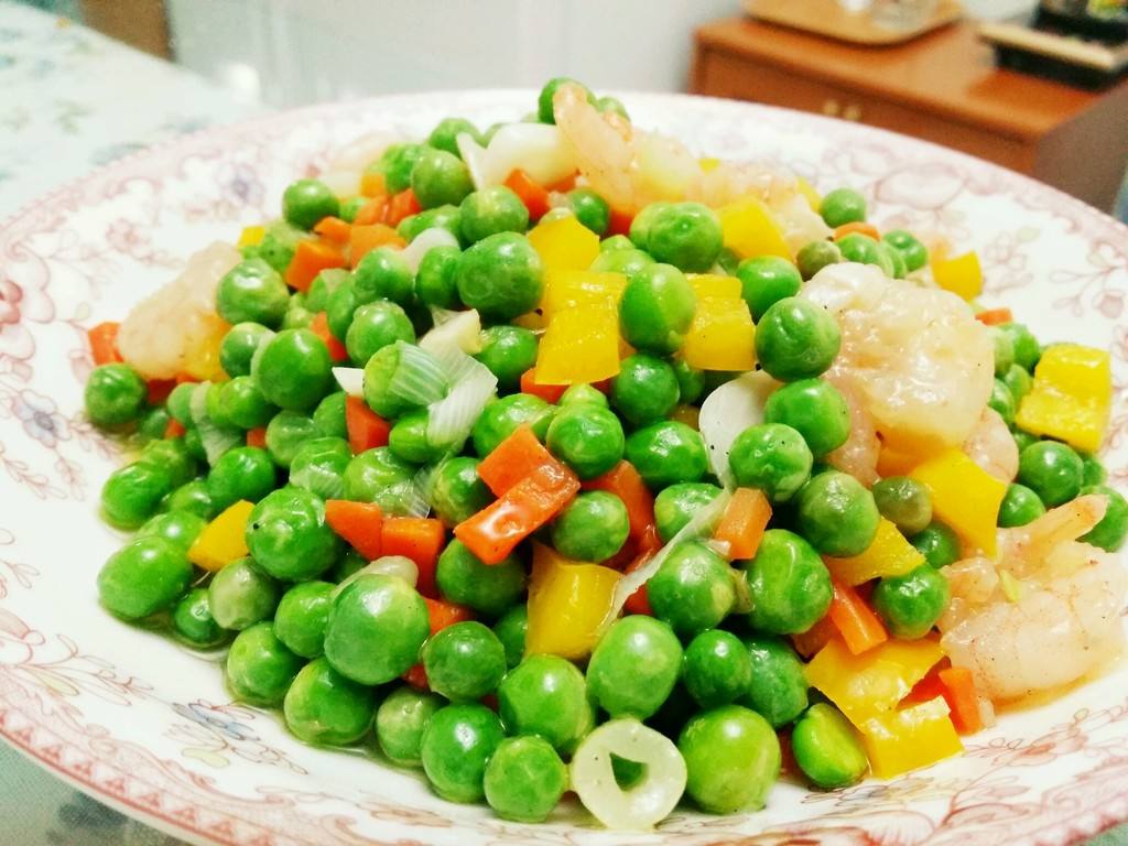 Shrimp and Black Bean Saute with Vegetables