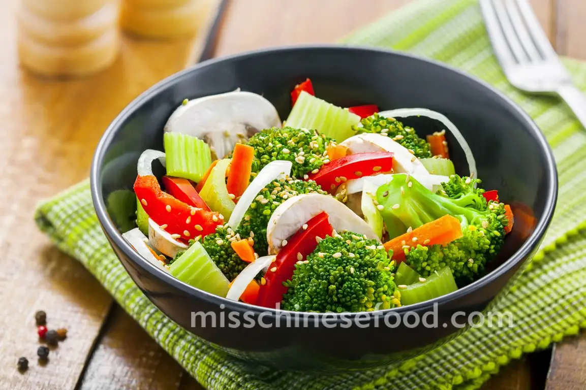 Steamed mixed vegetables