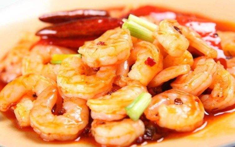 Popcorn Shrimp in Spicy Sauce