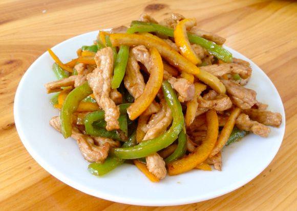 Orange Pork Chops Stir Fry