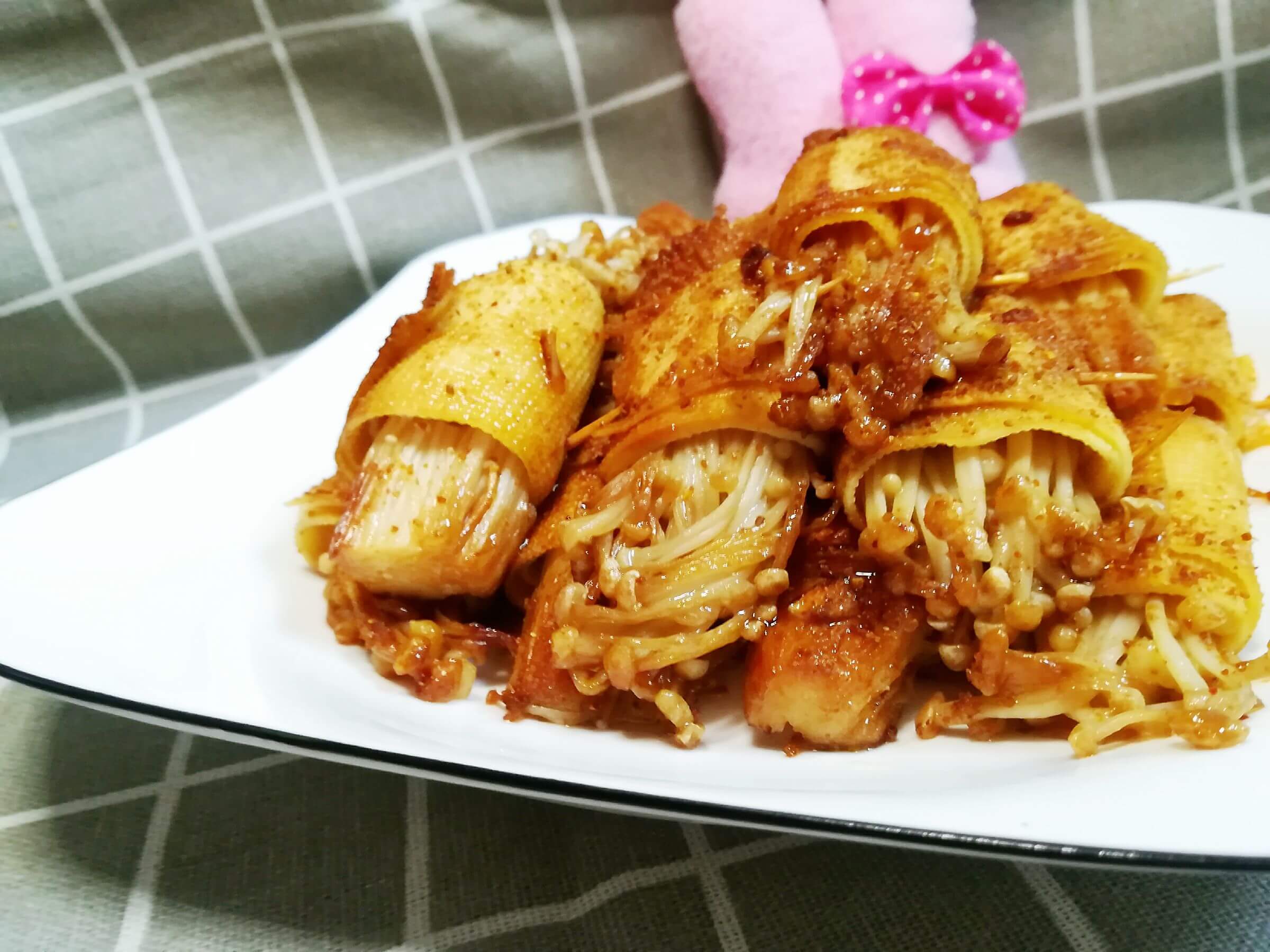 Tofu Skin Enokitake Roll | Miss Chinese Food